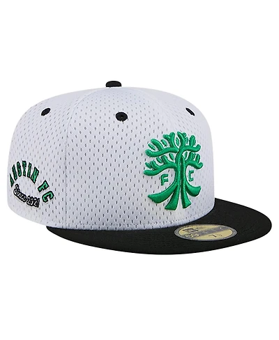 New Era Men's Gray Austin Fc Throwback Mesh 59FIFTY Hat