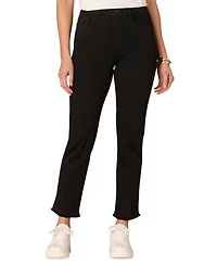 Democracy Petite High Rise Slim Straight Jeans