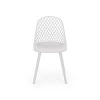 Streamdale Lily Modern Outdoor Dining Chair With Diamond Mesh
