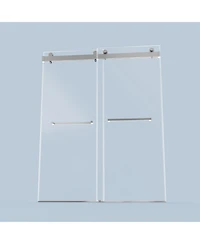 Streamdale 56-60" Double Sliding Soft-Close Shower Door, 10mm Tempered Glass