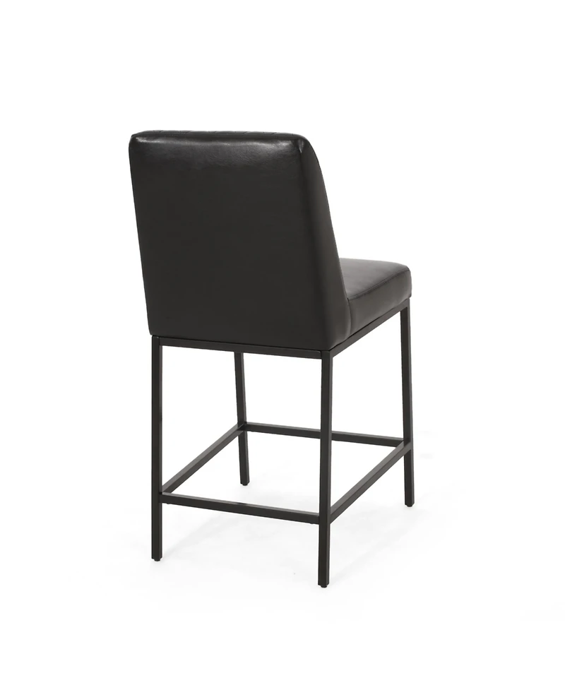 Streamdale Contemporary Diamond-Stitched Upholstered Counter Stool