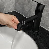 Stainless Steel Single-Handle Bathroom Sink Faucet