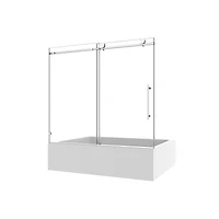 Streamdale Frameless Nano-Coated Shower Door with Soft-Close