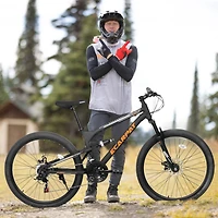 Streamdale Furniture 26" Aluminum Mountain Bike with 21-Speeds, Shock Absorption, and Disc Brakes