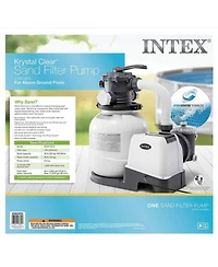 Intex 2100 Gph Above Ground Pool Sand Filter Pump w/ Deluxe Pool Maintenance Kit