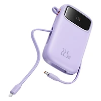 Baseus Portable Charger Power Bank,22.5W 10000mAh Fast Charging Portable Phone Charger, Purple