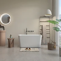 Streamdale Embrace Serenity Freestanding Soaking Bathtub with Seat