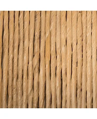 Jonathan Y Anika 22.5" Traditional Southwestern Hand-Woven Abaca Tray with Handles, Natural