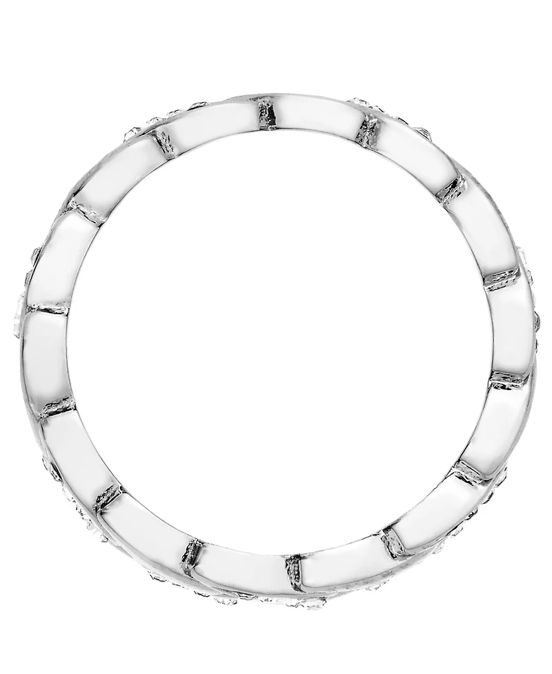 And Now This Clear Crystal Link Ring