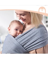 Momcozy Easy to Wear Hands Free - Baby Wrap Carrier