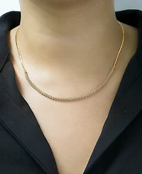 Wrapped in Love Diamond Zigzag 16" Collar Necklace (3/4 ct. t.w.) in 10k Gold, Created for Macy's