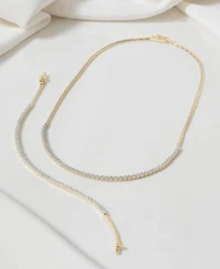 Wrapped In Love Diamond Zigzag Cluster Link Bracelet Necklace Collection In 10k Gold Created For Macys