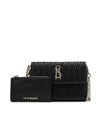 Steve Madden Boxed Carina Matelasse Crossbody Wallet