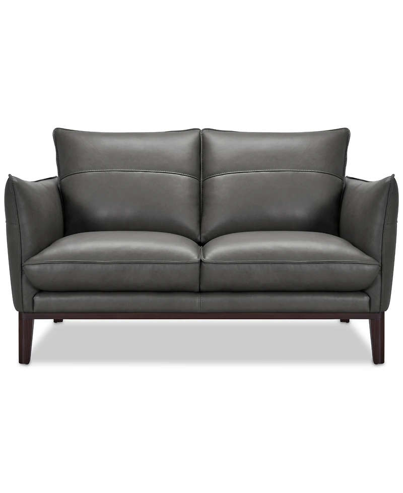 Kettner 58" Leather Loveseat, Created for Macy's