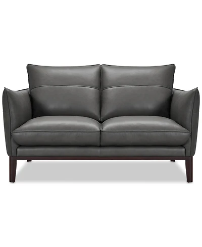 Kettner 58" Leather Loveseat, Created for Macy's
