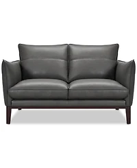 Kettner 58" Leather Loveseat, Created for Macy's