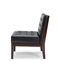 Streamdale Contemporary Waffle-Stitched Upholstered Accent Chair