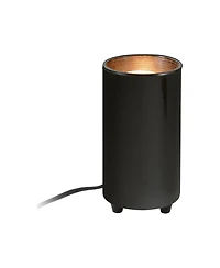 Pro Track Can Mini Uplighting Indoor Accent Spot-Light Plug-In Floor Plant Home Decorative Art Desk Black Finish 6 1/2" High