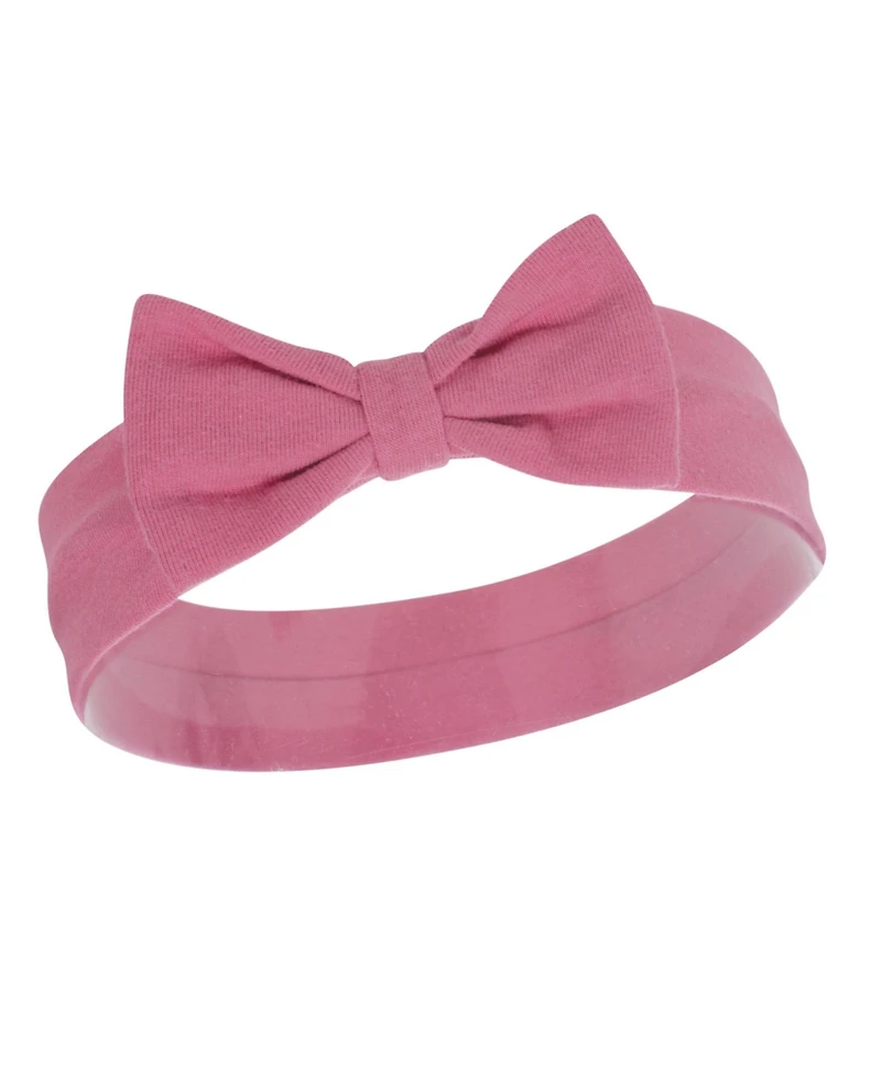 Hudson Baby Cotton and Synthetic Headbands Bundle Set