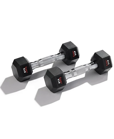 Sunny Health & Fitness Core Fit Hex Style Dumbbells 35-Pound (Single)