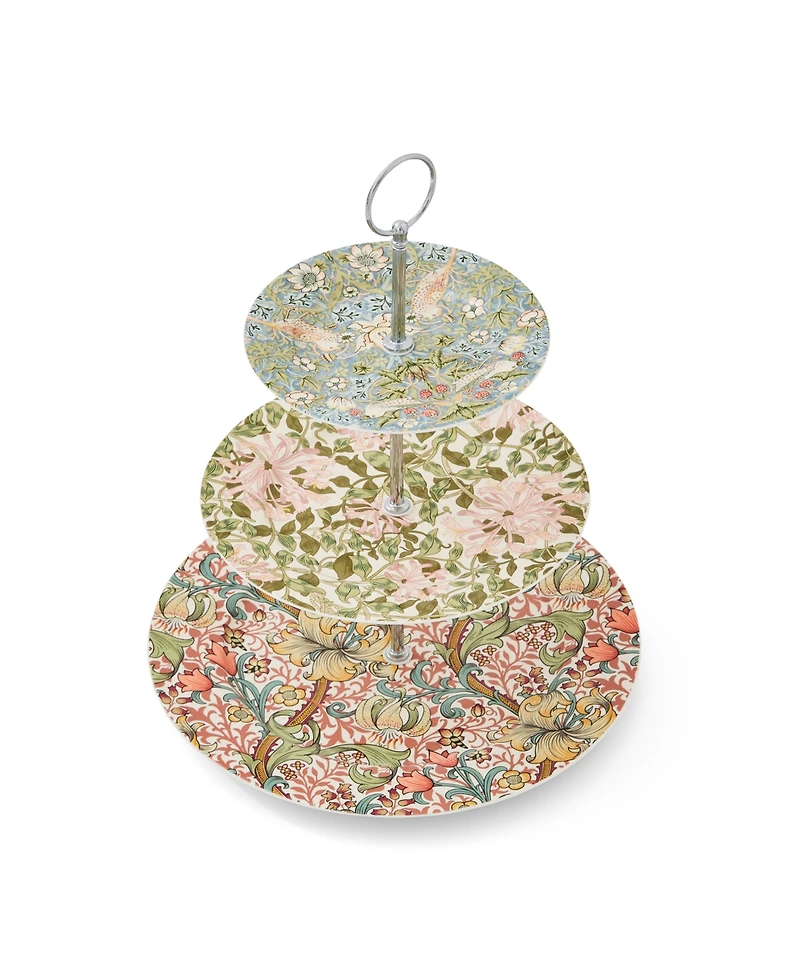 Spode Morris & Co. 3-Tiered Cake Stand