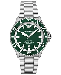 Emporio Armani Men's Sea Explorer Automatic Stainless Steel Bracelet Watch 42mm