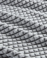 Madison Park Carved Plush Blanket, King