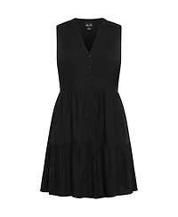 City Chic Women's Saddie Dress