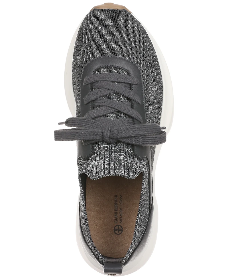 Giani Bernini Women's Floraa Memory Foam Sporty Lace Up Sneakers, Created for Macy's
