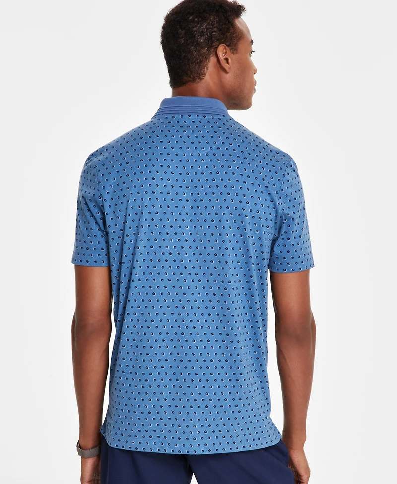 Alfani Men's Circle Geometric Pattern Polo Shirt, Created for Macy's