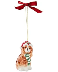 Spode Christmas Tree King Charles Spaniel Ornament