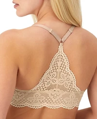 Maidenform One Fab Fit Lace T-Back Shaping Underwire Front Close Bra 7112