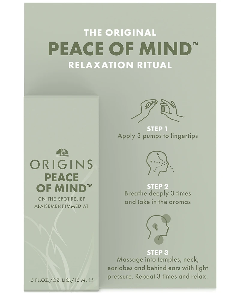 Origins Peace of Mind On-The-Spot Sensory Relief, 0.5 oz.