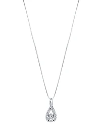 Sirena Diamond Swirl Frame 18" Pendant Necklace (3/8 ct. t.w.) in 14k White Gold