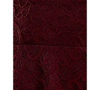 City Studios Juniors' Adjustable Lace Mini Dress