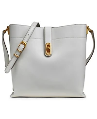 Donna Karan New York Bridgehampton Leather Turnlock Triple Compartment Crossbody