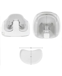 Bumbo Baby Toddler Adjustable 3-in-1 Booster Seat/High Chair & Tray, Cradle Pink