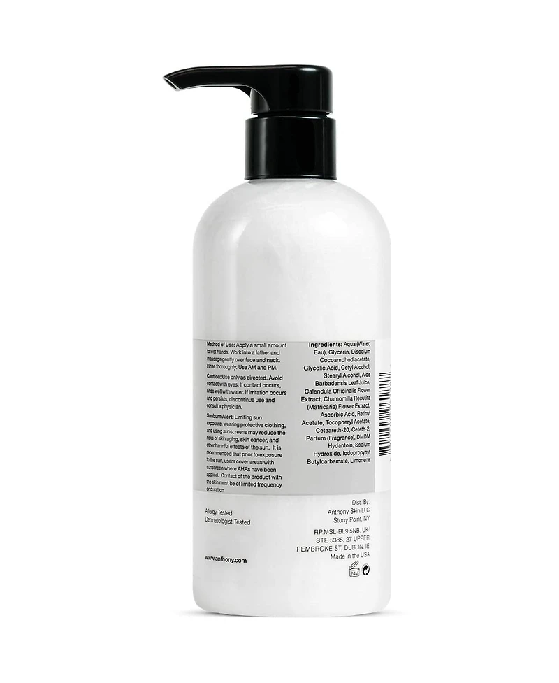 Anthony Glycolic Facial Cleanser 16 oz.