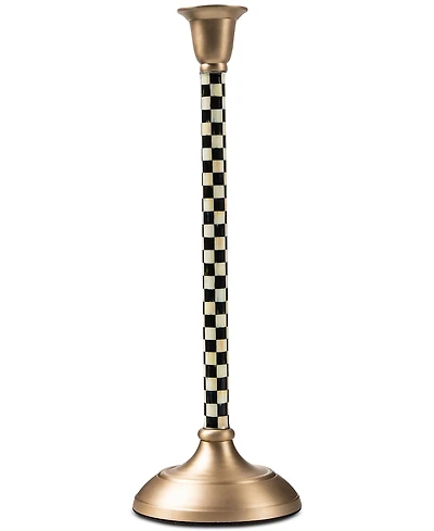 Mackenzie-Childs Large Courtly Check Candlestick