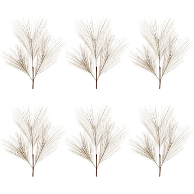 Slickblue Pine Spray (Set of 6) 25.5"H Pvc