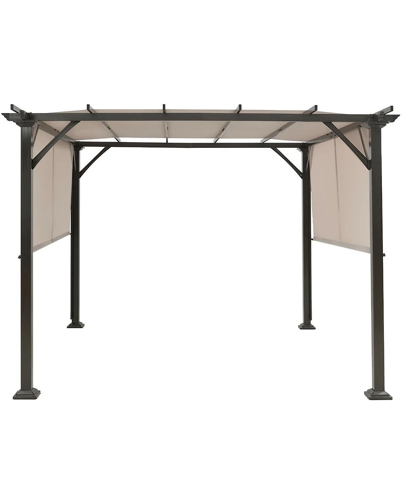 Vebreda 10 x 10 Feet Metal Frame Patio Furniture Shelter