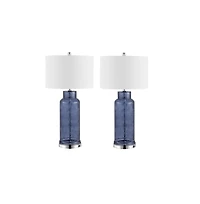 Safavieh Bottle Table Lamp Set Of 2 W/ Usb Port