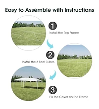 Skonyon 10 x 20 Feet Waterproof Canopy Tent with Tent Peg and Wind Rope