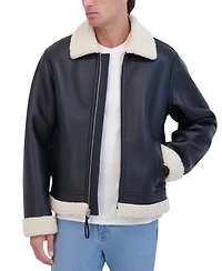 Hudson Men's Shearling Bomber Jacket