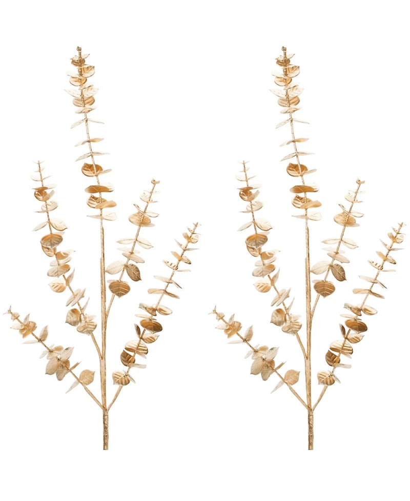 Slickblue Set of 2 Eucalyptus Sprays – Great for Modern Floral Arrangements and Home Decor