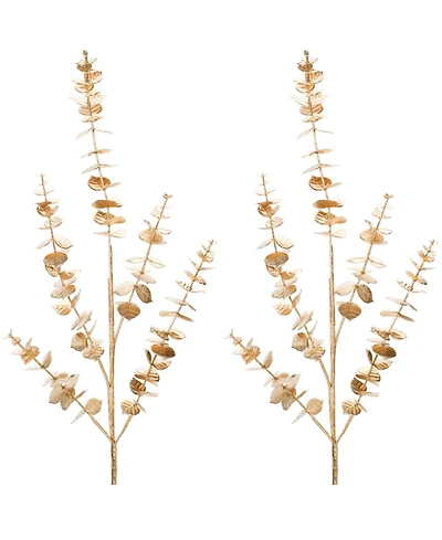 Slickblue Set of 2 Eucalyptus Sprays – Great for Modern Floral Arrangements and Home Decor