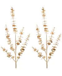 Slickblue Set of 2 Eucalyptus Sprays – Great for Modern Floral Arrangements and Home Decor
