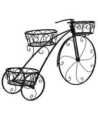 Skonyon Tricycle Plant Stand Flower Pot Cart Holder in Parisian Style