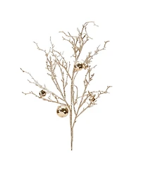 Slickblue Set of 6 Sleigh Bell Branches – Ideal for Holiday and Winter Decorating