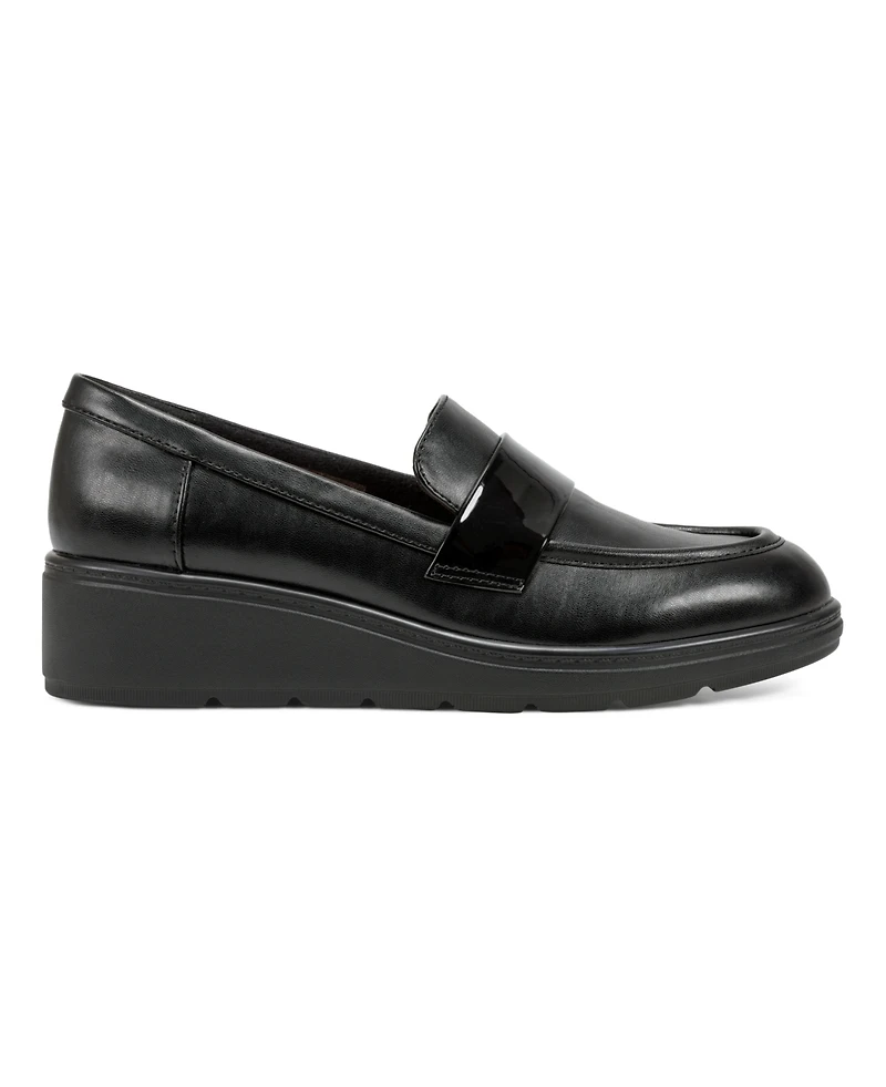 Easy Spirit Women's Tahlia Slip-On Wedge Loafers